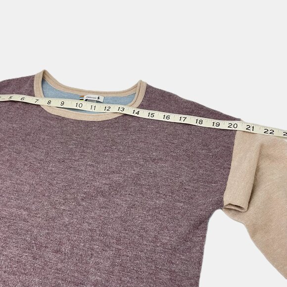 Smartwool Shadow Pine Colorblock Merino Wool Sweater - Picture 9 of 11